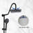 10" Rainfall Shower Head And Handheld Showerhead Combo Shower System With Slide Bar