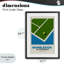 «Wimbledon Tennis Court», reproduction sous verre encadrée, design par Andreas Magnusson-1508850501-1508850499