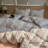 Farmhouse Colorful Pinstripe Washed Cotton Duvet Cover Set-124943809-124943814