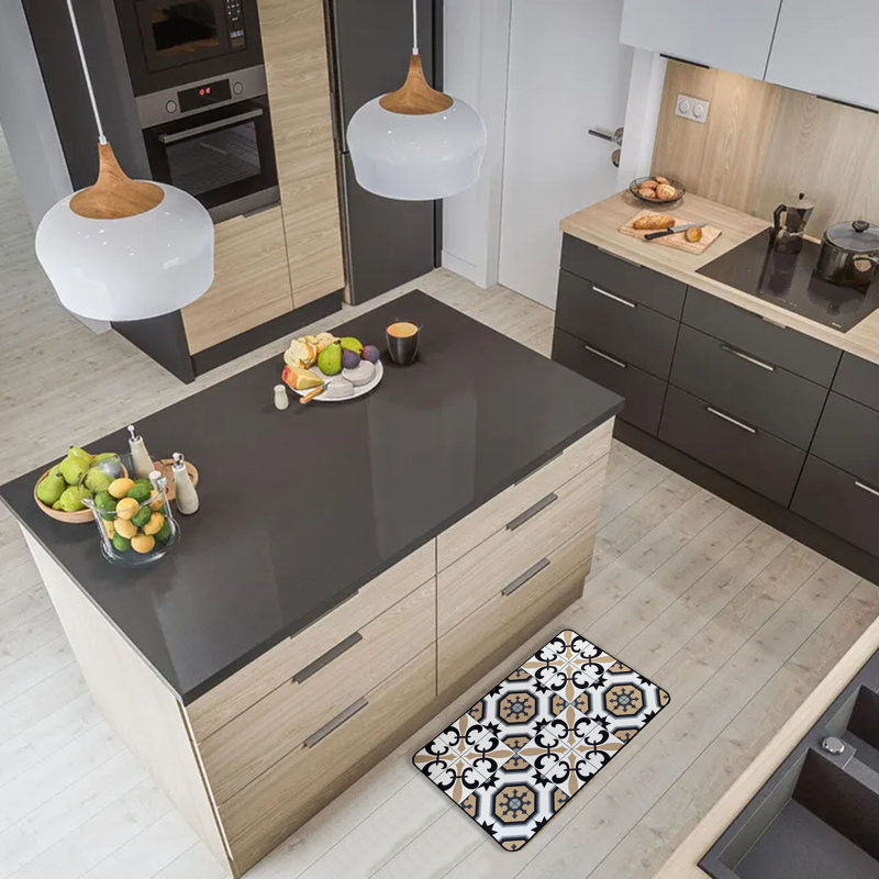 Tapis de cuisine Carmen, Blanc