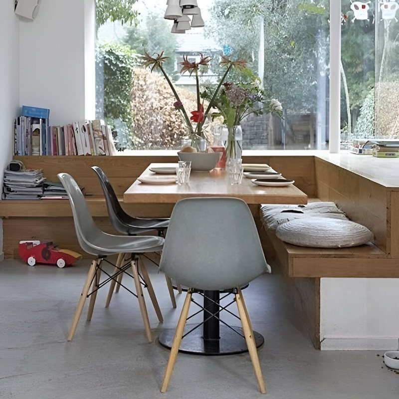 17.5'' H Side Chair, Dark Gray