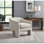 Cream Boucle Accent Chair