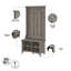 Portemanteau autoportant avec rangement Pernell-773764903