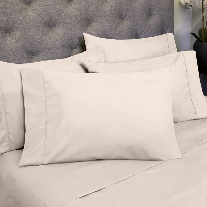 Luxurious Soft Microfiber Sheet Set with Bonus Pillowcases, Twin Sheet Set with 2 Pillowcases, Slate