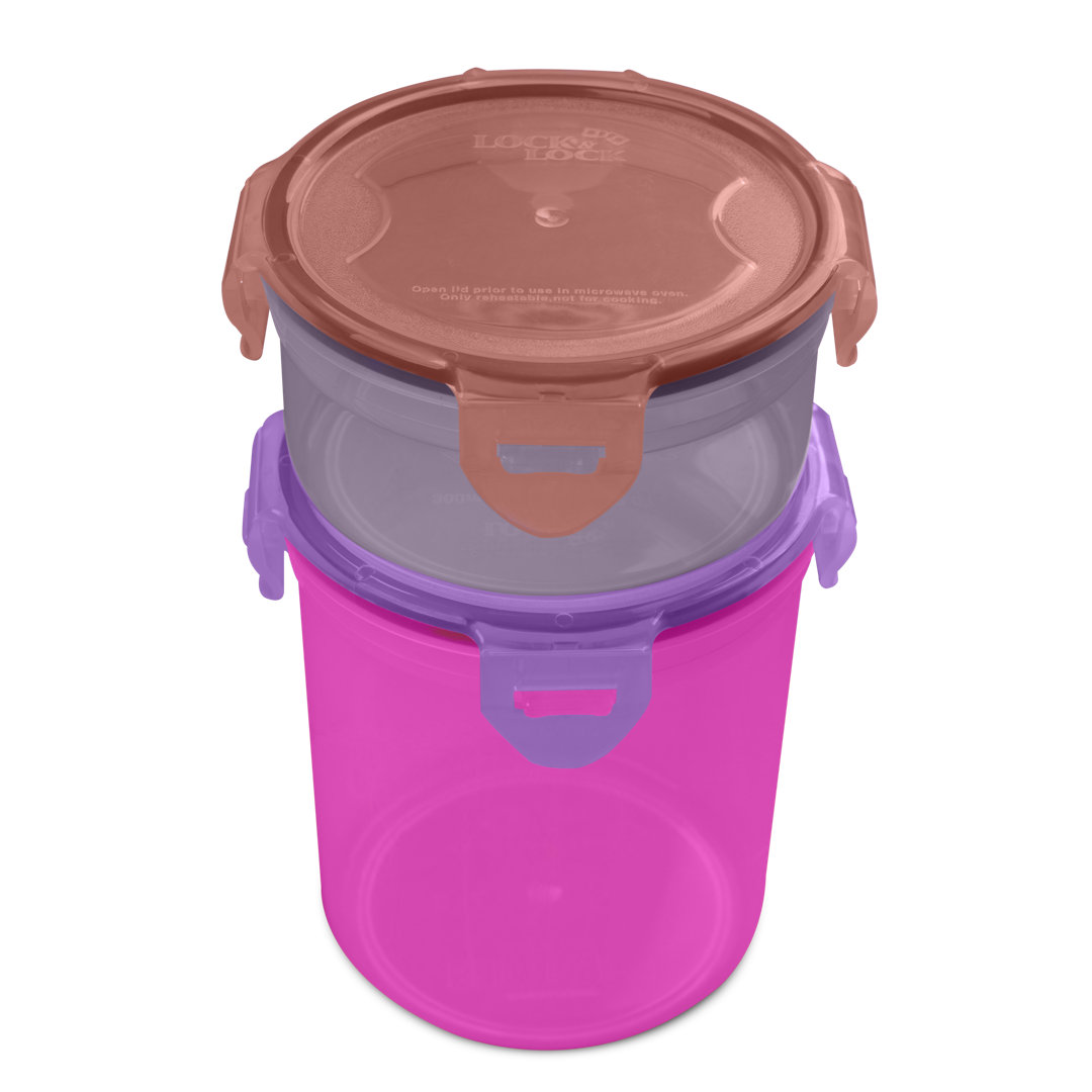 Locknlock 2 Piece Eco Set - Round 700ml & 300ml