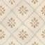 Mosaic Geometric Hand-Knotted Brown Area Rug-10494599