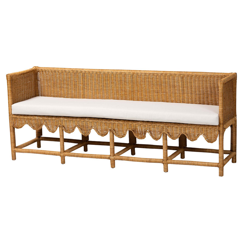 Banc d'appoint Bali & Pari Seranay, 29.5" H x 73" W x 19.7" D
