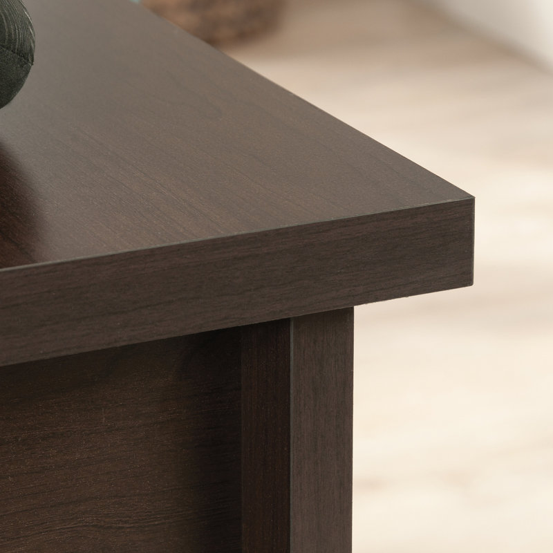 Bureau en L, finition brune, Brun