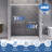 56–60 In. W X 72 In. H Semi-Frameless Double Sliding Shower Door With 1/4 In. (6mm) Clear Tempered Glass And Safety Film-123211967