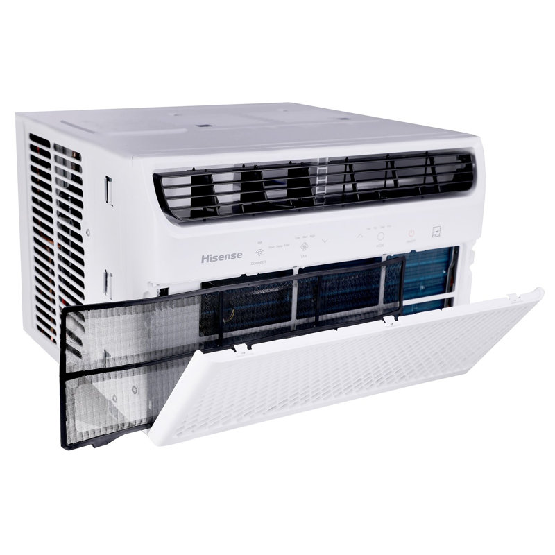 Hisense 115 V 10 000 BTU 450 pi. Ca. Pi. Climatiseur de fenêtre blanc, 1000