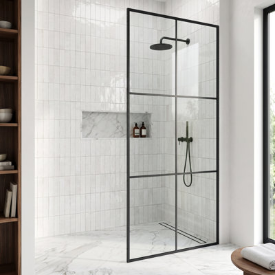 Ventana Framed Fixed Shower Screen