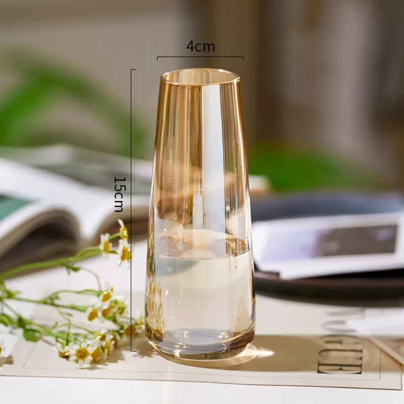 Vase de table en verre Despain, Amber