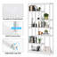 200cm H x 100cm W Metal Standard Bookcase-276103043
