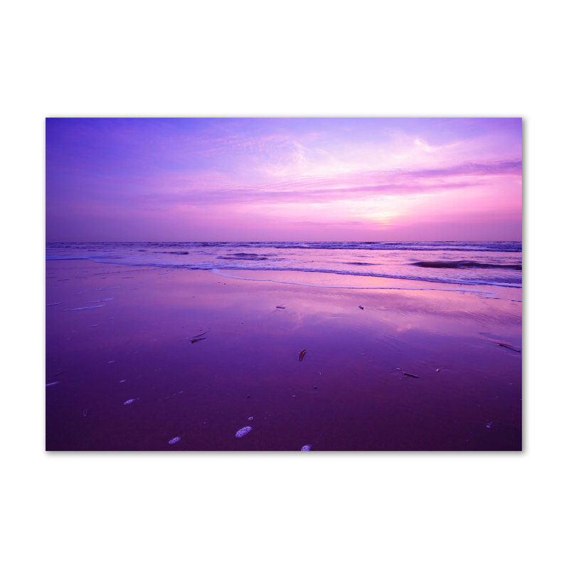 Sunset Sun Sea - Wrapped Canvas Print