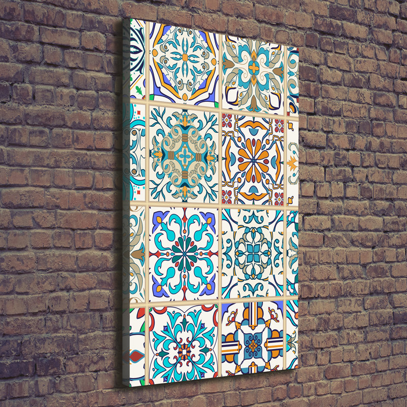 Ceramic Tiles - Wrapped Canvas Print