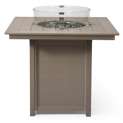 Square 42" Counter Fire Pit Table
