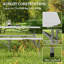 Outsunny Folding Picnic Table and Bench Set Camping Table and Chairs-1467751308