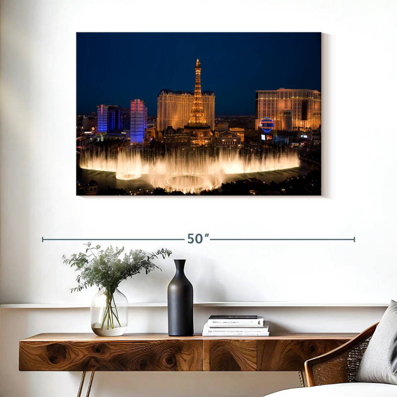 Kavia Night Glow de Las Vegas, H 26 po x l 39 po