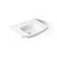 Kelston® Vitreous China Rectangular Pedestal Bathroom Sink with Overflow-2033626371-2033626368