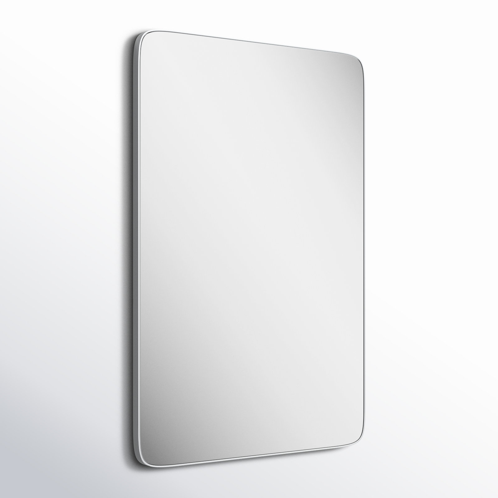 Eaton 34" Mirror, Silver, 36" H x 24" W