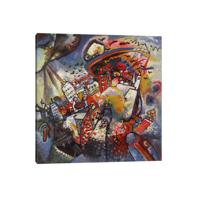 Moscow by Wassily Kandinsky - Wrapped Canvas Painting, 93.98 cm H x 93.98 cm W x 1.91 cm D