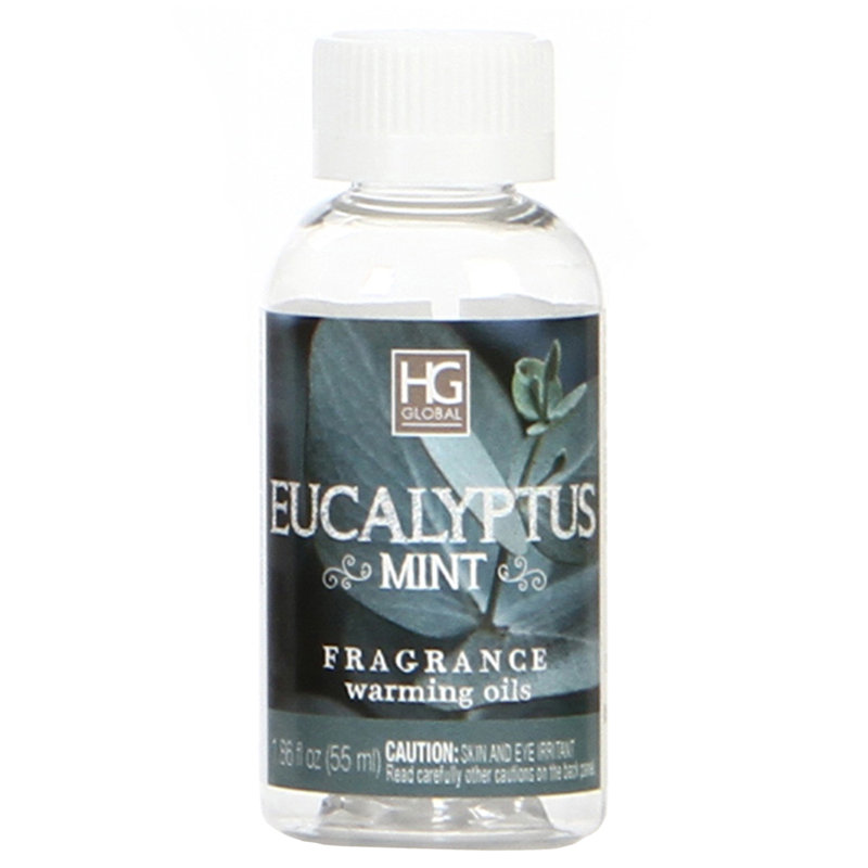 Huiles parfumées Hosley Eucalyptus Mint pour la méditation, le yoga et le spa