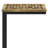 Davisville Solid Mango Wood C Side Table, Modern Industrial Boho with Resin Inlay
