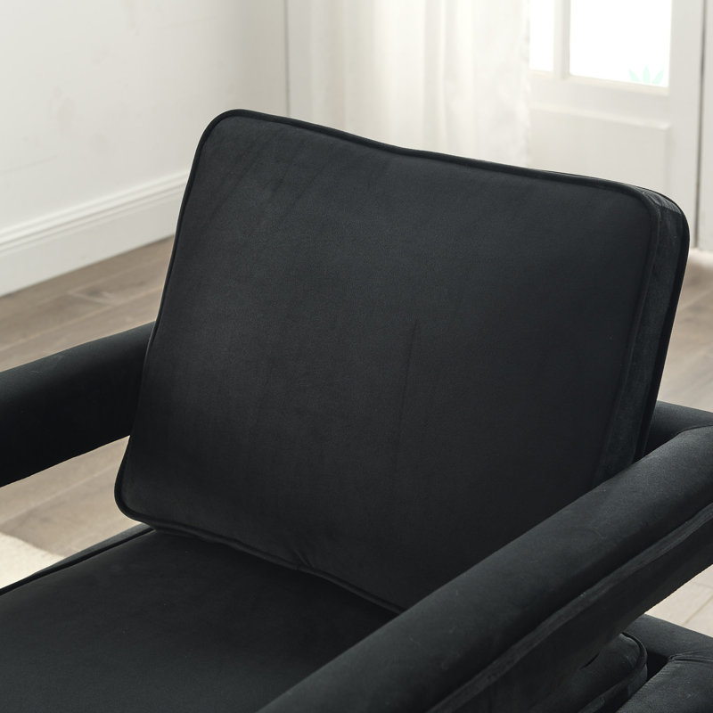 Chaise berçante 26 po, Noir