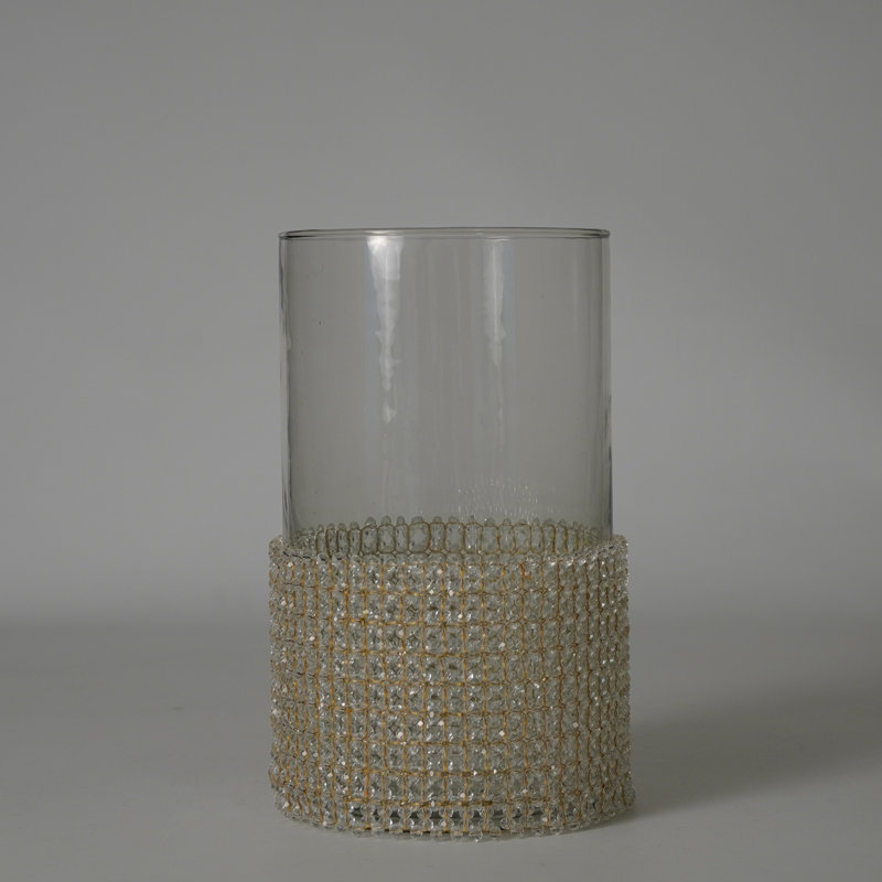 Porte-votive de table en verre Jalinqua, H 10 po x l 10 po x P 10 po