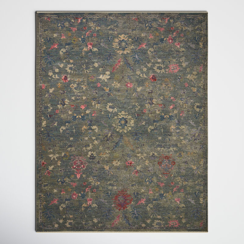 Febbas Performance Oriental Indoor Rug, Rectangle 7'10" x 10'