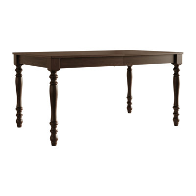 59" L DINING TABLE IN BROWN