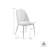 Burford Modern Curved Back Almond Upholstered Dining Chair - Set Of 2