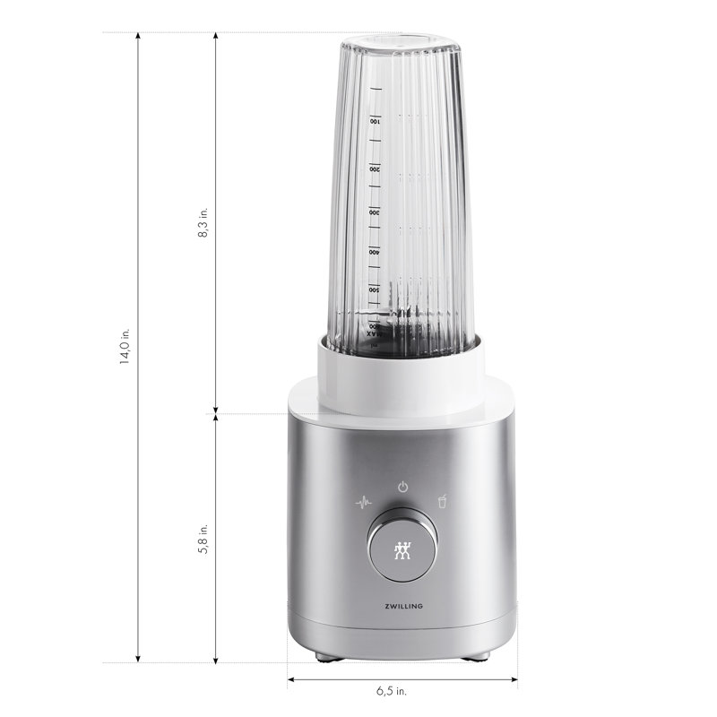 ZWILLING Enfinigy 20-oz. Personal Blender, Smoothie Blender, Silver