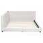 Grand lit plateforme tapissier avec ports USB - aucun sommier nécessaire, fabrication robuste!-117098508-117098506