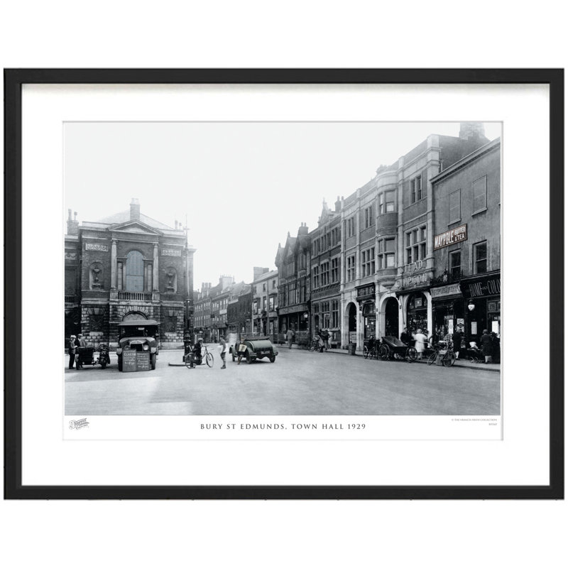 Bury St Edmunds, Town Hall 1929 - Single Picture Frame Print, 40cm H x 50cm W x 2.3cm D