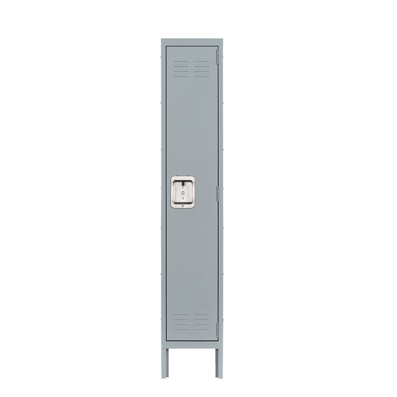 Casier de gymnastique de 12,01 po de largeur, gris
