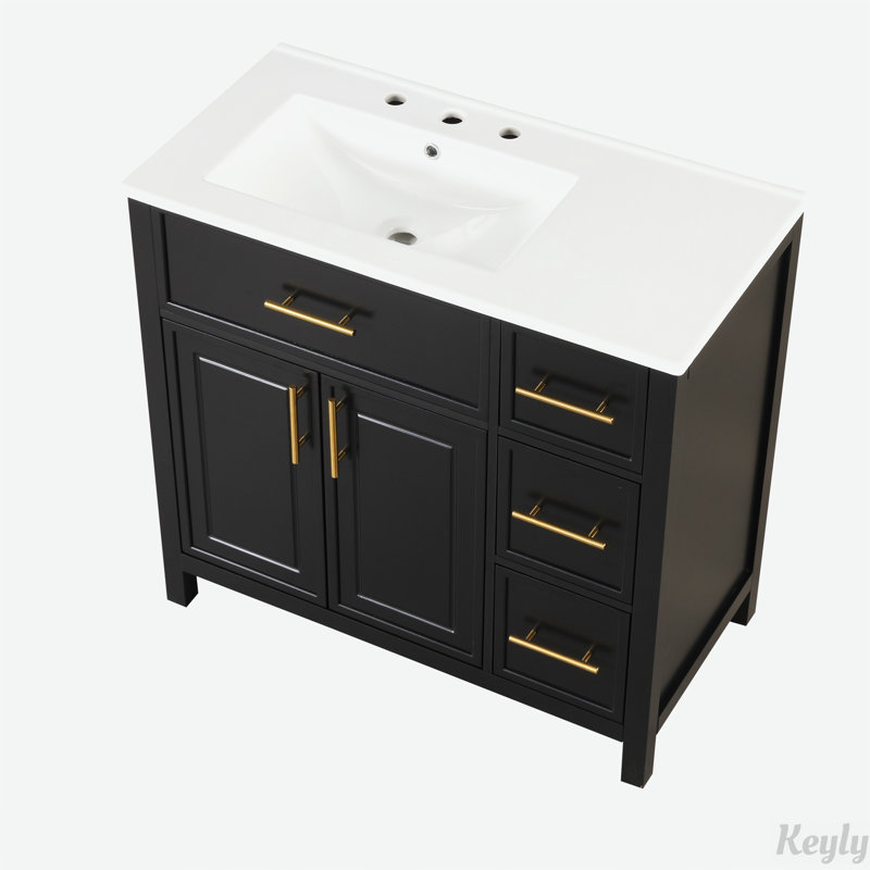 Meuble-lavabo 36 po avec comptoir d'évier