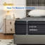 Matelas en mousse à mémoire de forme à ressorts ensachés mi-ferme 12 po-2138707708
