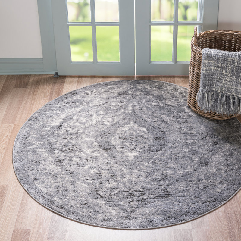 Ameire Oriental Indoor Rug, Round 7'1"
