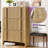 Dulane 24 Pair Shoe Storage Cabinet With 3 Flip Drawers, Natural-397412488