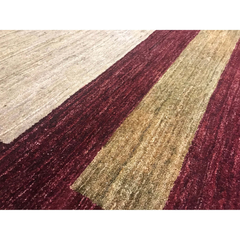 Hand-Knotted High-Quality Red Area Rug