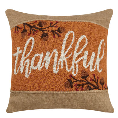 Floral Reversible Throw Pillow