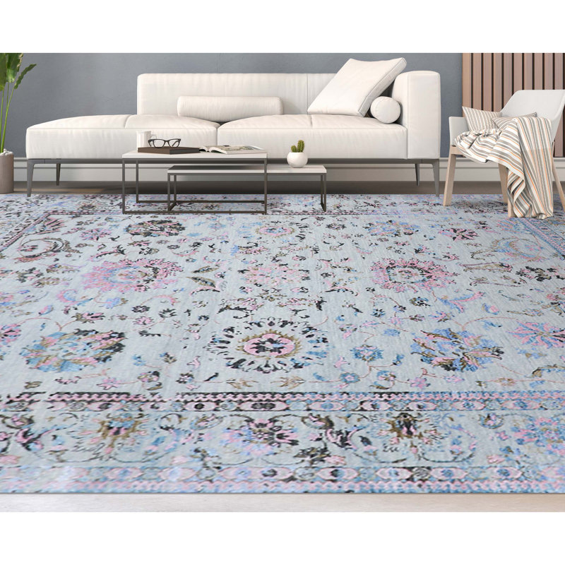 Floral Area Rug, Rectangle 8' x 10'