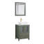  Ensemble de meuble-lavabo simple 24 "avec miroir-106870233