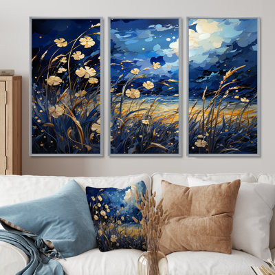 Osblek - ensemble d'art mural sur toile Meadow