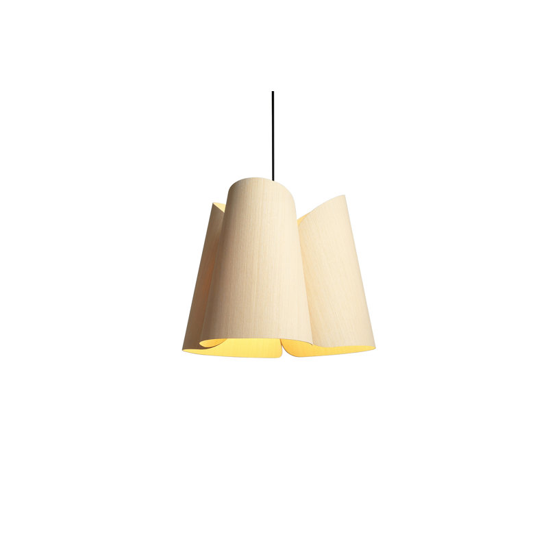 Luminaire suspendu 1 lumière Julieta, Frêne