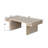 Industrial Coffee Table - Reclaimed Wood Double-Tier Design With Metal Frame (Rustic Vintage)-966614125