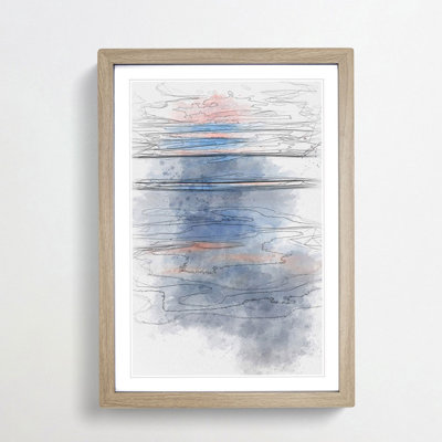 Water Ripples in Abstract - Picture Frame Graphic Art Print