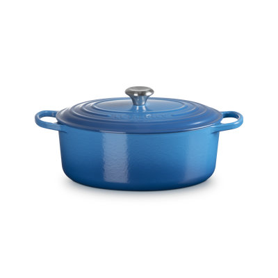 Le Creuset Enameled Cast Iron Oval Dutch Oven with Lid