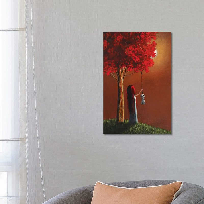 Now She Won't Be Alone III - Painting on Canvas, 66.04 cm H x 45.72 cm W x 3.175 cm D, Wrapped Canvas